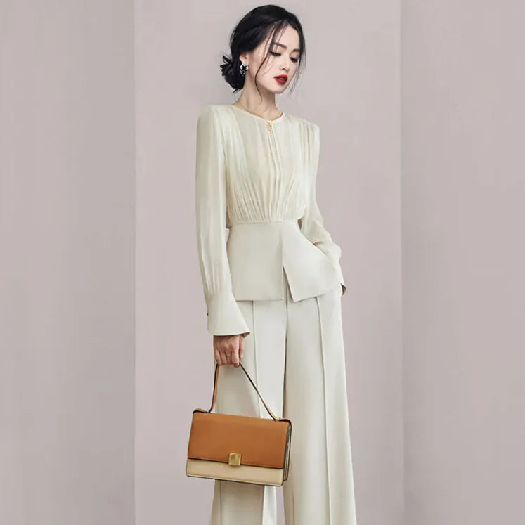 Wide-leg Pants Two-piece Set