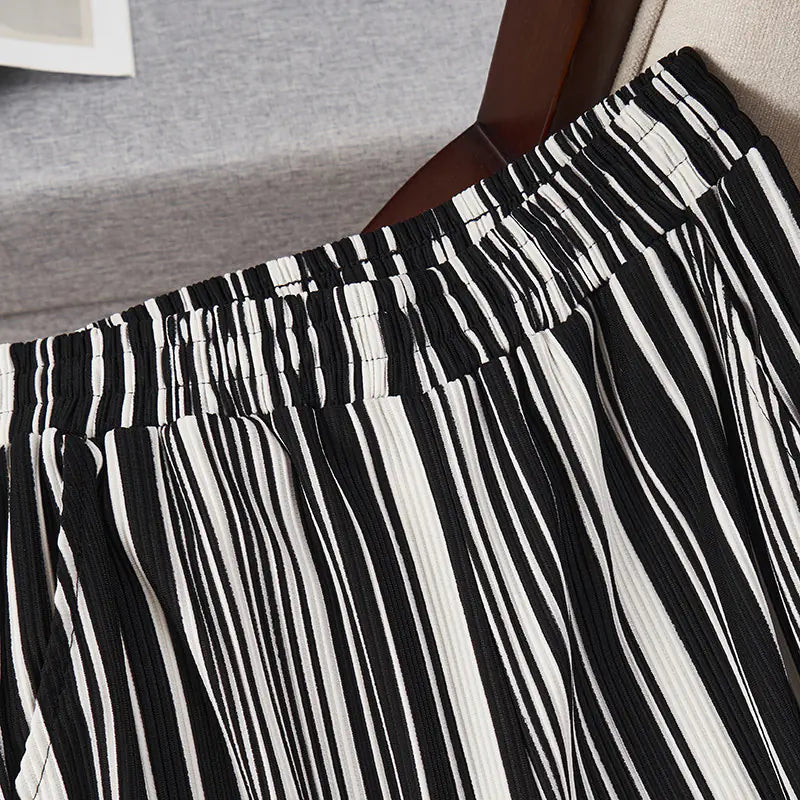 Extra Large Wide-Leg Pants for Women (300 Catties)