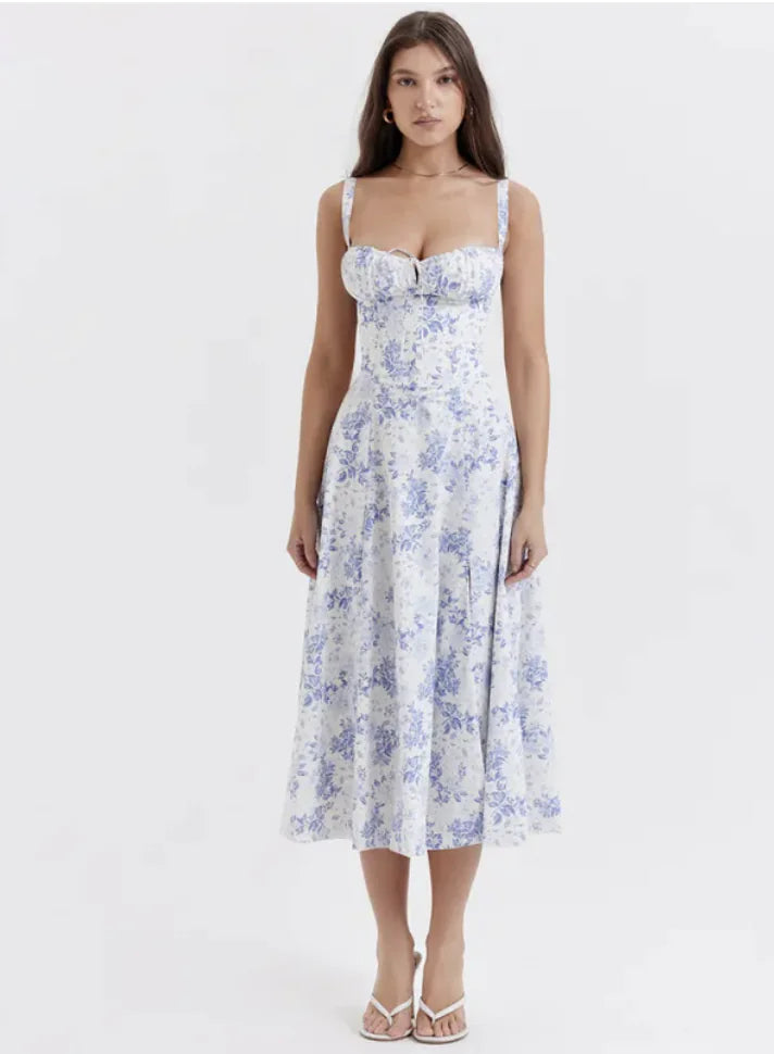 Sling Back Overknee Dress