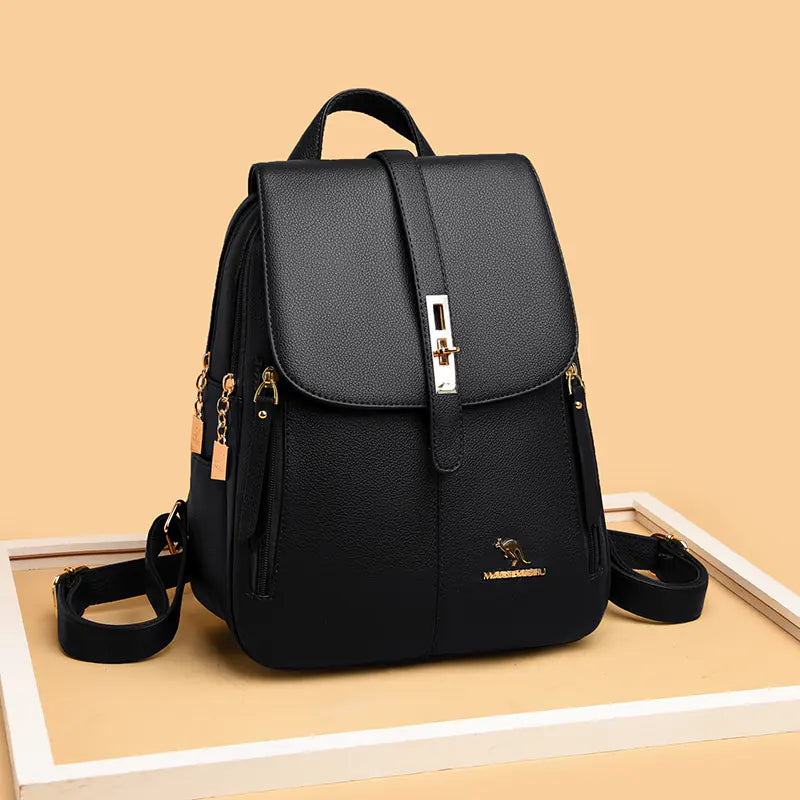 Fashion Leather Backpacks for Women and Girls