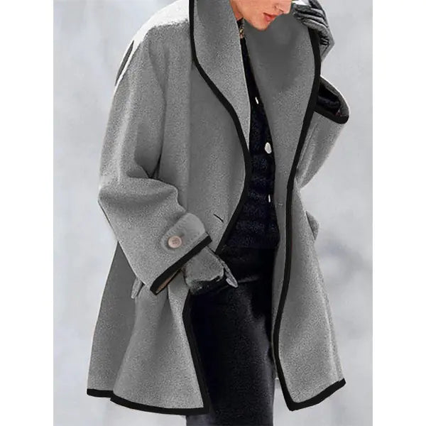 Women's Thick Plush Coat for Autumn and Winter Fashion