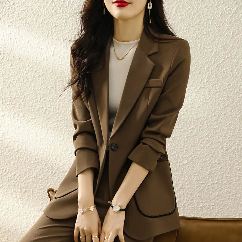 High-Quality Autumn Winter Women's Formal Suit