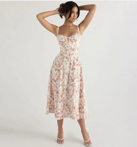 Sling Back Overknee Dress