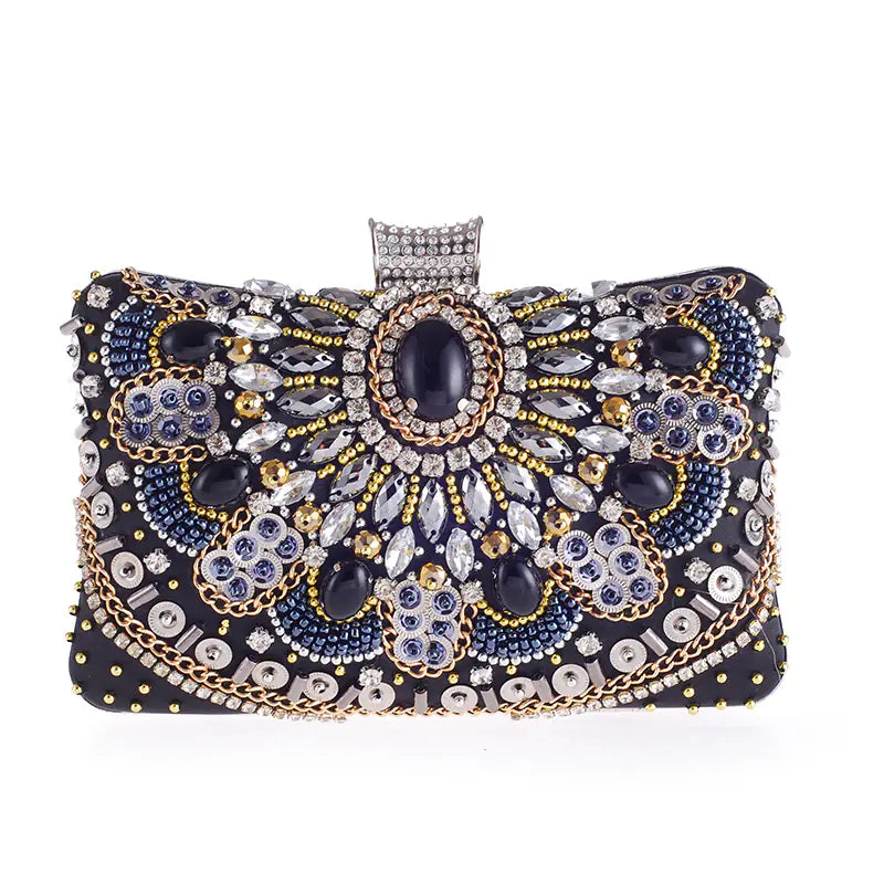 Handmade Beaded Clutches for Women's Handbags