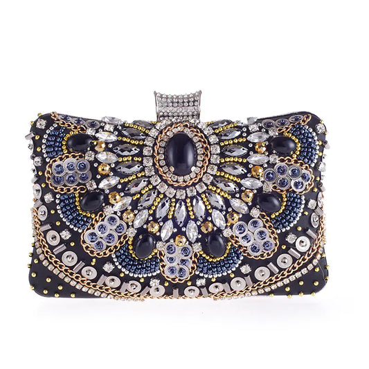 Handmade Beaded Clutches for Women's Handbags