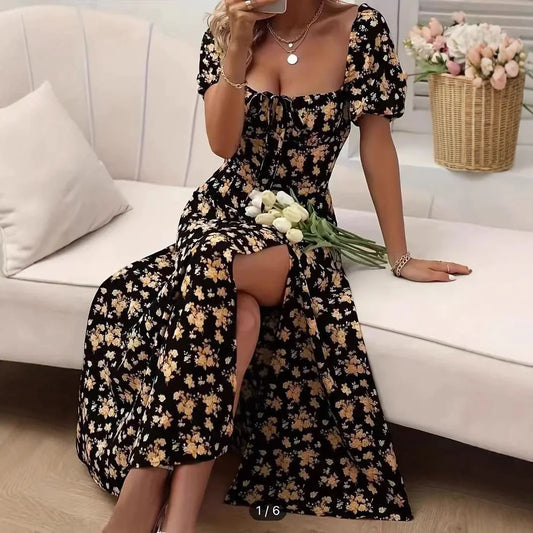 Floral Split Dress