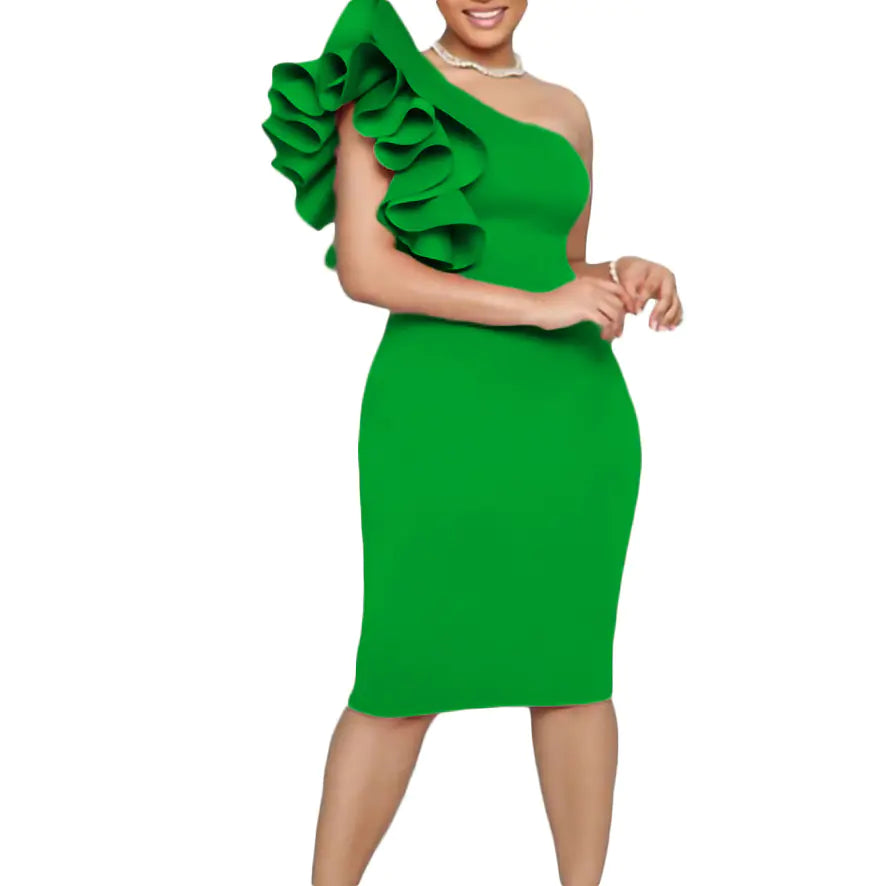 Elegant Sheer Bodycon Dress for Women - Office Wear