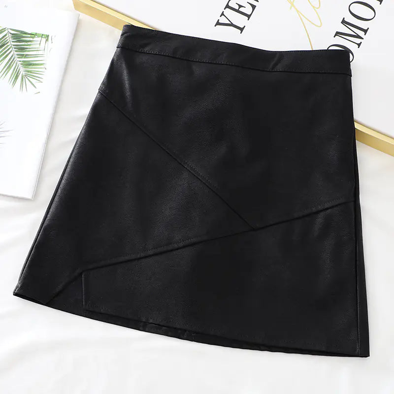 High Waist A-line Short Skirt for Women