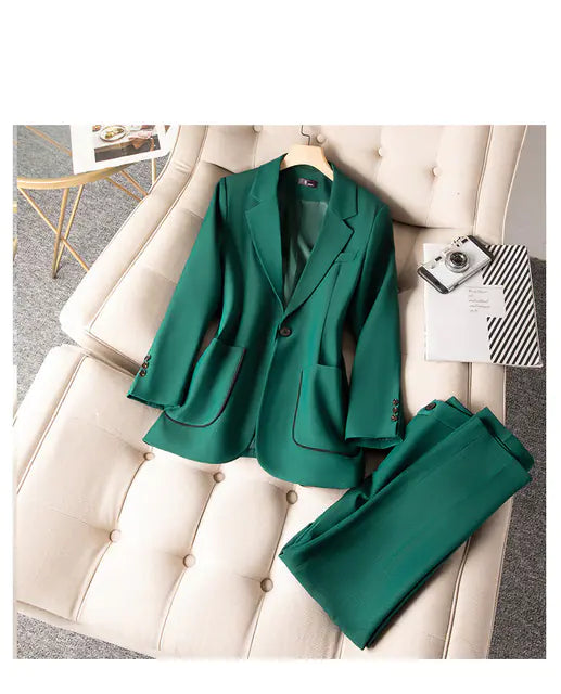 High-Quality Autumn Winter Women's Formal Suit