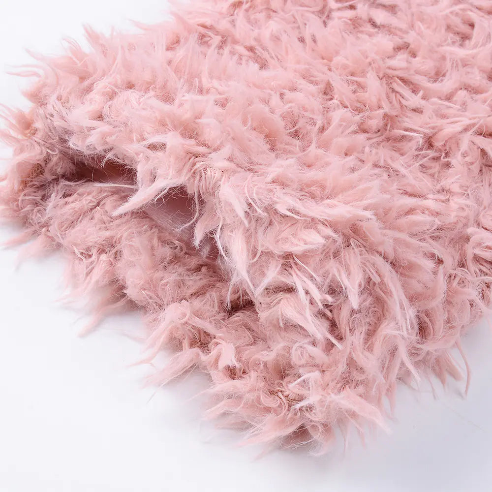 Long Faux Fur Coat for Women - Autumn Winter Fashion