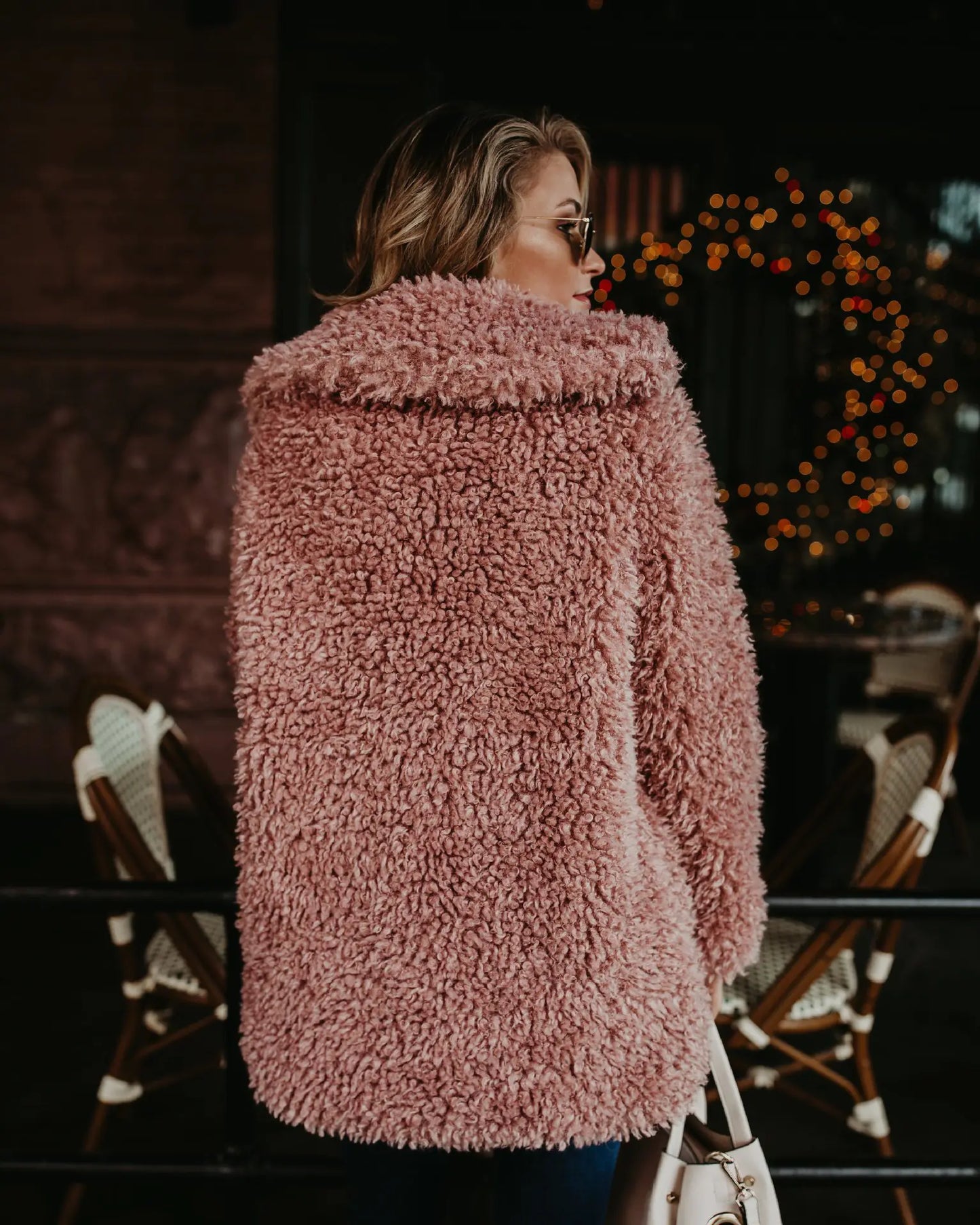 Long Faux Fur Coat for Women - Autumn Winter Fashion