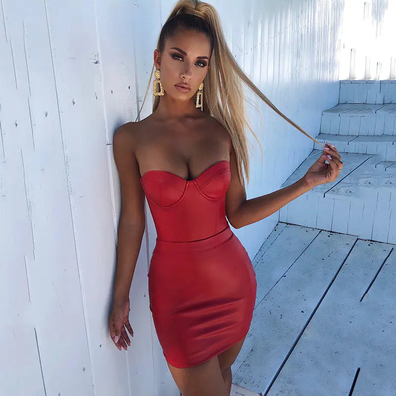 Trendy Winter Women's Fashion Sexy Bodycon Dress