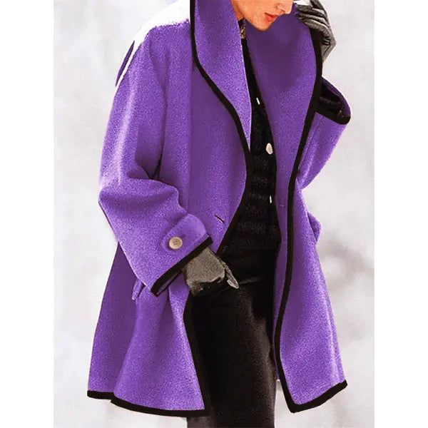 Women's Thick Plush Coat for Autumn and Winter Fashion