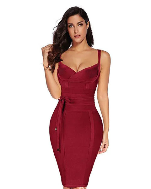 Bandage Bodycon Dress - Sexy and Slim Fit Design