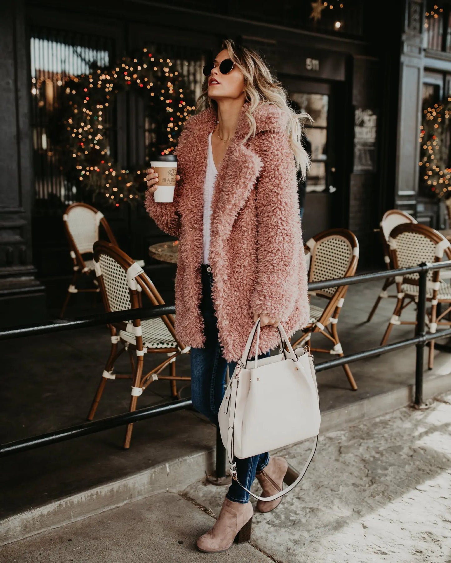 Long Faux Fur Coat for Women - Autumn Winter Fashion
