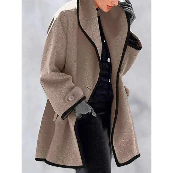 Women's Thick Plush Coat for Autumn and Winter Fashion
