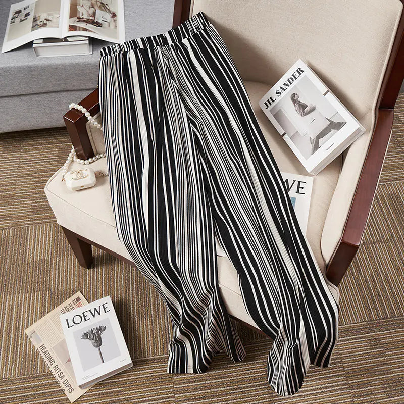 Extra Large Wide-Leg Pants for Women (300 Catties)