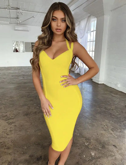 2019 Summer Backless Bodycon Dress for Parties