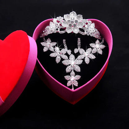 New Bride Korean Three-Piece Set with Jewelry Accessories