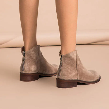 Genuine Leather Women's Ankle Boots and Flats