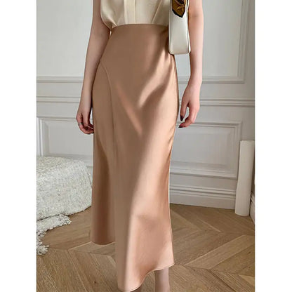 Irregular High Waist Women's Skirt for a Slim Look