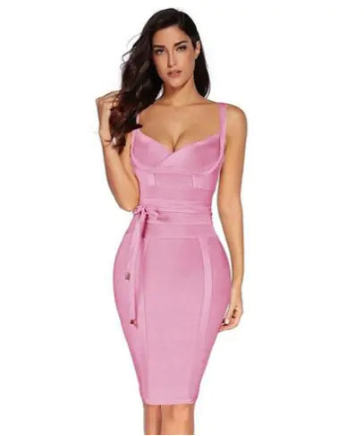 Bandage Bodycon Dress - Sexy and Slim Fit Design