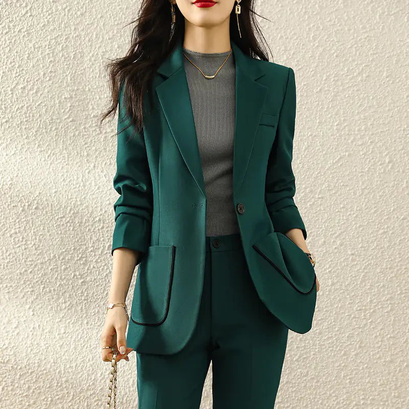 High-Quality Autumn Winter Women's Formal Suit