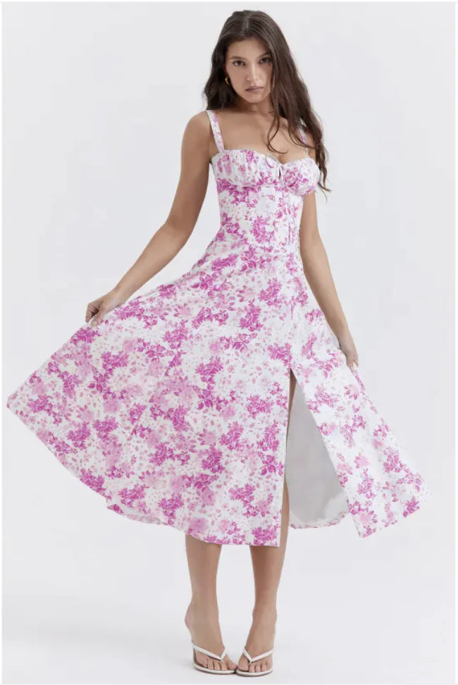 Sling Back Overknee Dress
