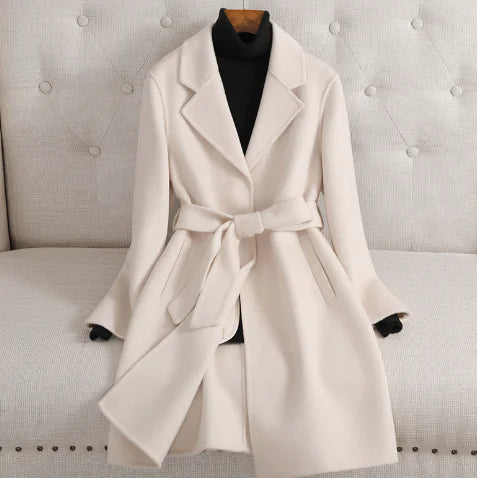 Cashmere Coat - Double-faced Woolen for Autumn/Winter