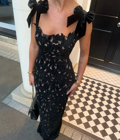 Women's Sleeveless Bow Dress