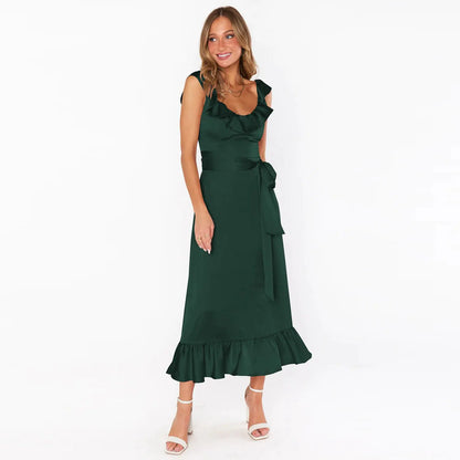 Lace Up Summer Dress for Women