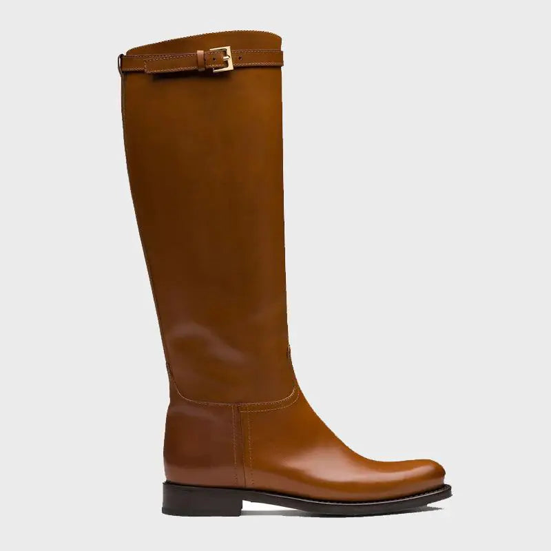 High-Top Flat-Bottom Women's Fashion Boots