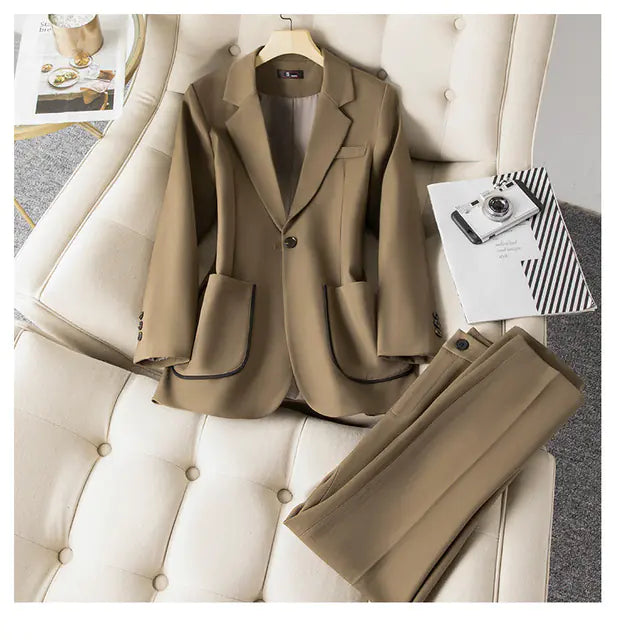 High-Quality Autumn Winter Women's Formal Suit