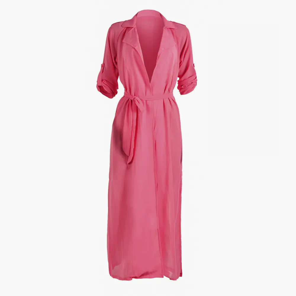 Long Sleeve Chiffon Cardigan Jacket