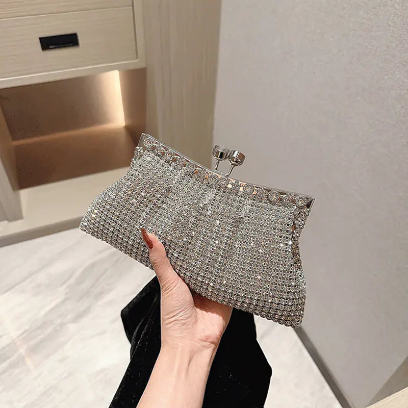 Luxury Rhinestone Handbags for Weddings and Parties