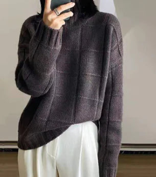 Women's Thick Knitted Loose Wool Sweater