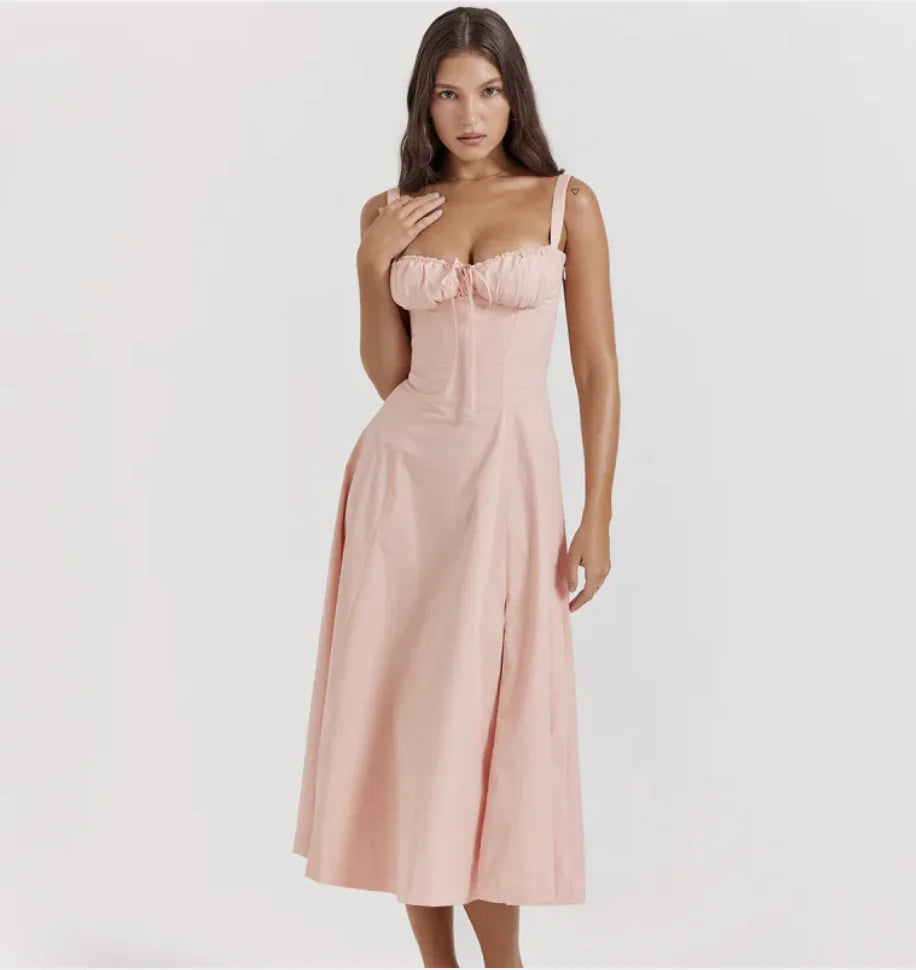 Sling Back Overknee Dress
