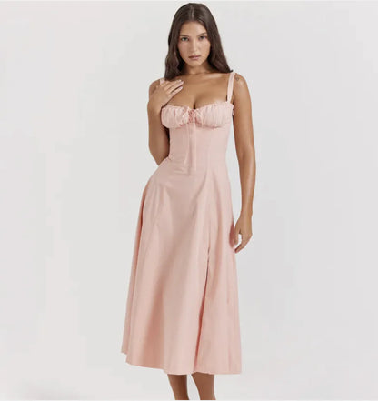 Sling Back Overknee Dress