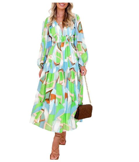 Swing V-Neck Dress