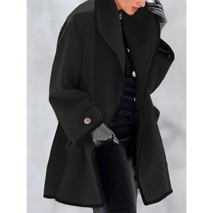 Women's Thick Plush Coat for Autumn and Winter Fashion