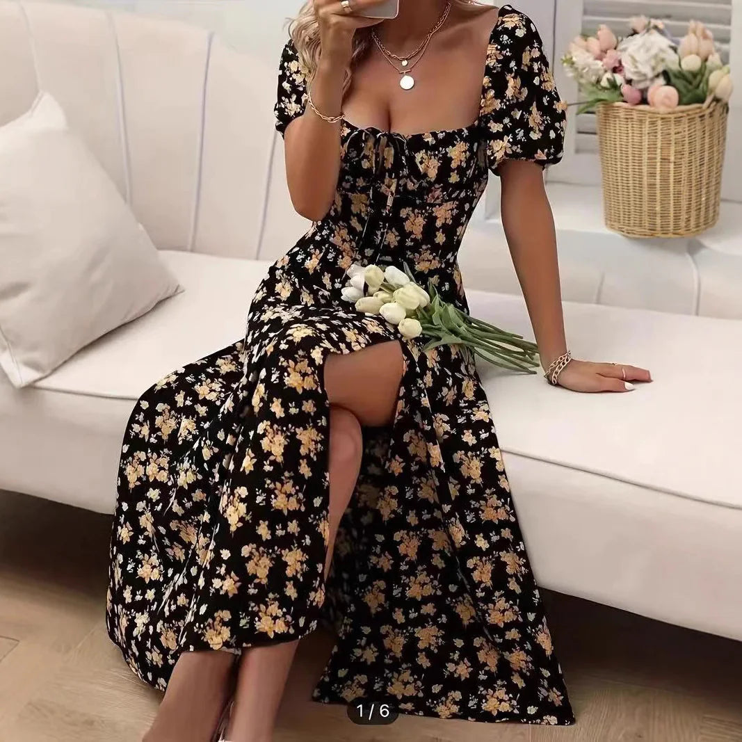 Floral Split Dress