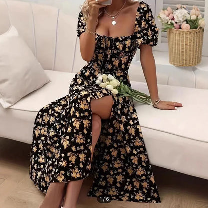 Floral Split Dress