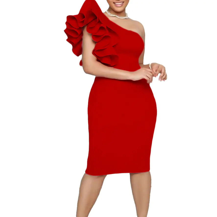 Elegant Sheer Bodycon Dress for Women - Office Wear