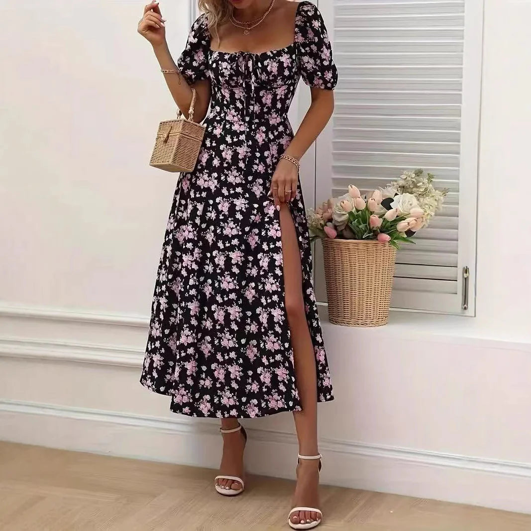 Floral Split Dress