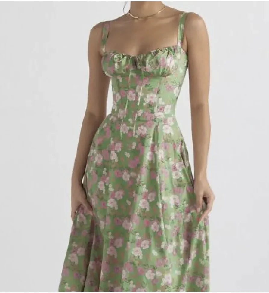 Sling Back Overknee Dress
