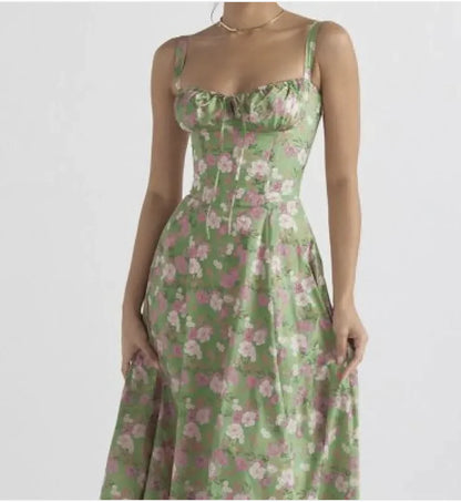 Sling Back Overknee Dress