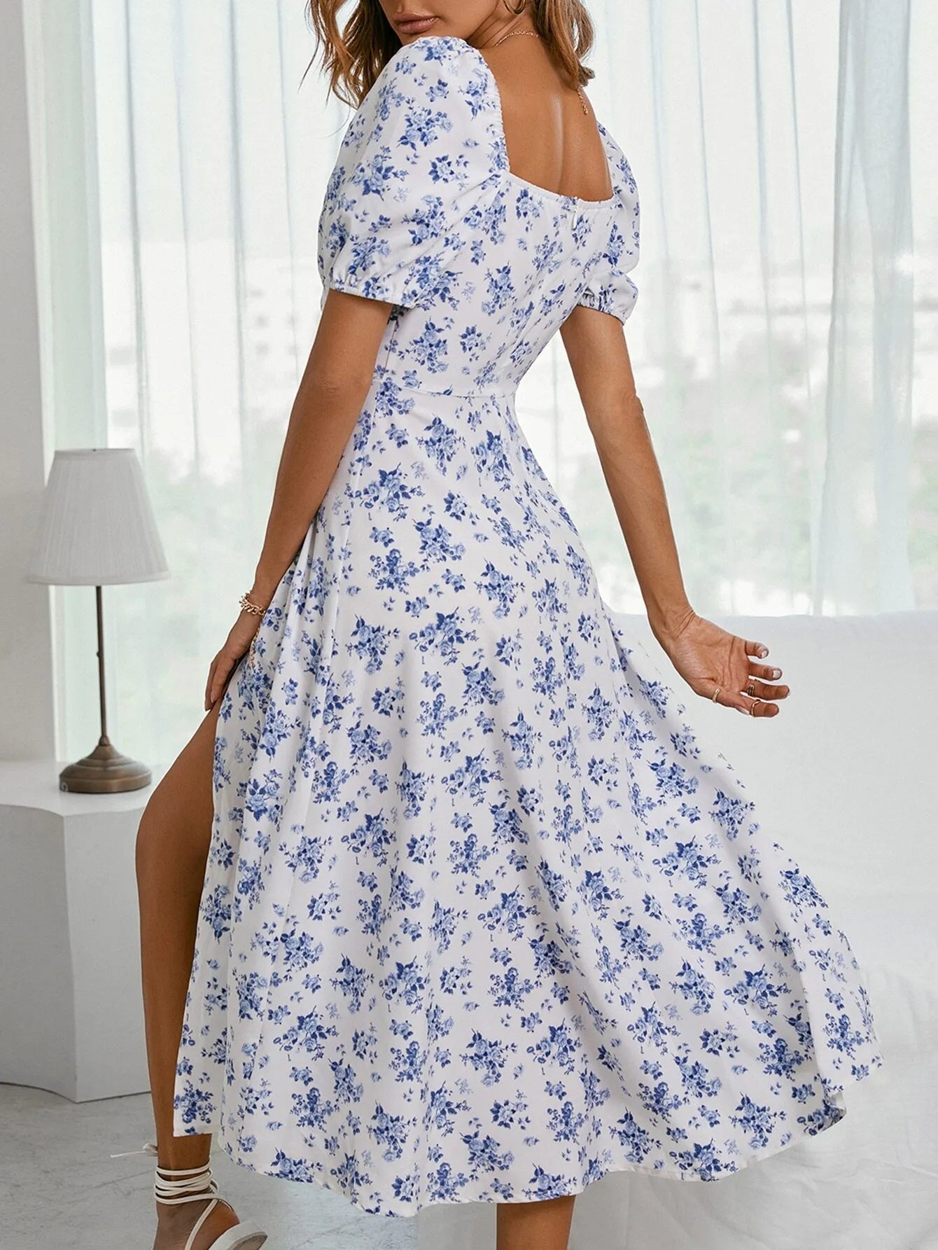 Floral Split Dress