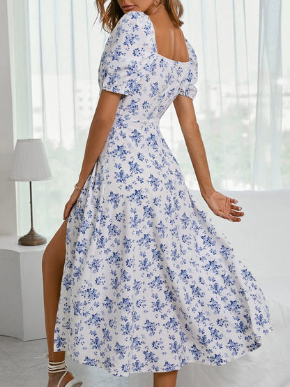 Floral Split Dress
