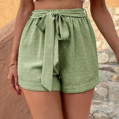 Summer Lace-Up Casual Wide-Leg Pants for Women