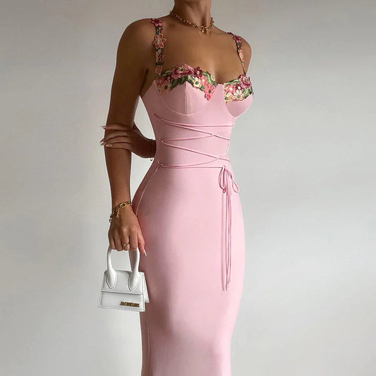 Autumn Waist Girdling Dress